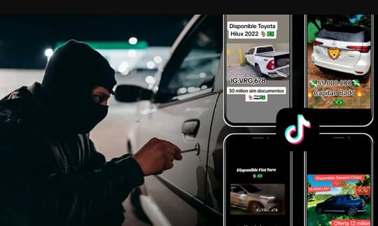 Policía advierte sobre autos robados vendidos en TikTok a precios bajos