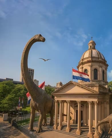 Dino Aventura abre sus puertas en Asunción con más de 35 dinosaurios animados