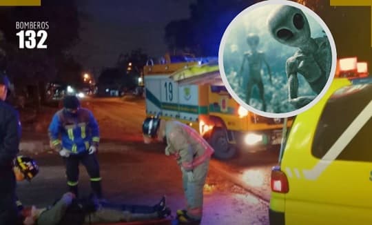 Hombre ebrio fue atropellado en Ypané y afirmó que escapaba de extraterrestres