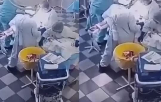 Cirujanos siguieron operando durante sismo en Rusia