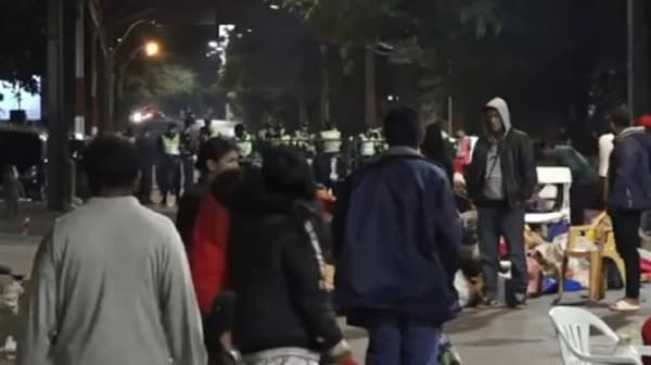 Indígenas bloquean avenida Artigas por séptimo día consecutivo