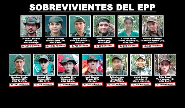 Ofrecen millonarias recompensas por miembros del EPP