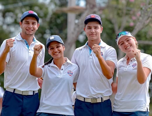 Asu2025: Paraguay gana medalla de plata en golf mixto