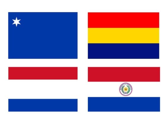 La historia de las banderas del Paraguay