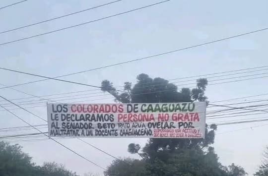 Caaguazú declara persona no grata al senador “Beto” Ovelar