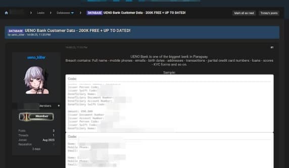 Cliente recurre a Sedeco por filtración de datos bancarios