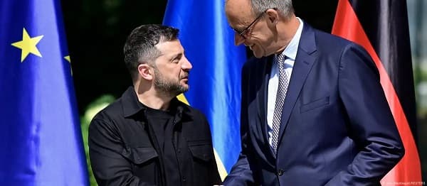Merz recibe a Zelenski en Berlín previo a la Cumbre Trump-Putin