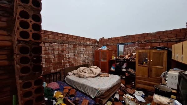 Tormenta deja graves daños en el Departamento de Misiones