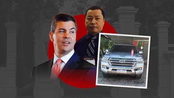 Camioneta de proveedor chino pasó a manos de Peña