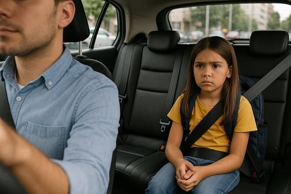 Conductor cancela viaje a menor sola y alerta riesgos