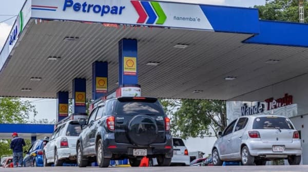 Petropar sube G. 450 el precio de todos los combustibles