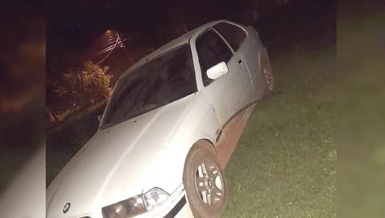 Un niño de 8 años pasó un control policial a bordo de un BMW en Guairá