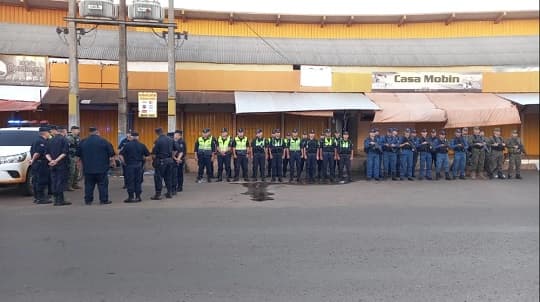 Policía refuerza Pedro Juan Caballero tras ola de sicariatos