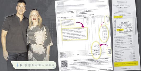 Facturas por pagos con sobres se emitían a nombre de familiares de la primera dama