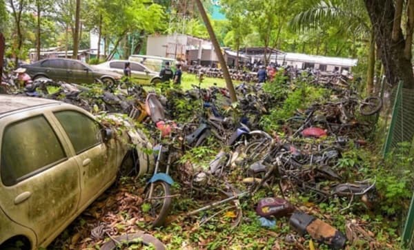 CDE eliminará motos y autos abandonados con aval judicial