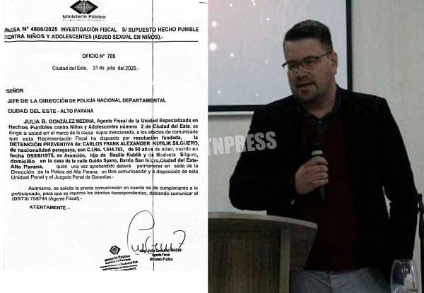 Imputan a pastor de Minga Guazú por abuso a menor