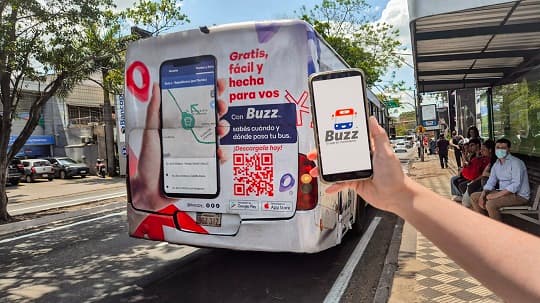 Buzzpy: app paraguaya con buses en tiempo real