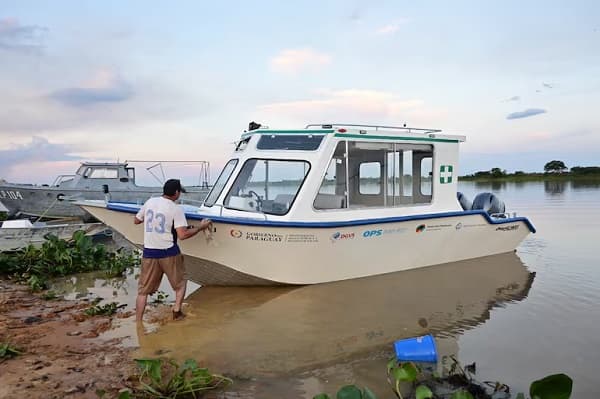 Alto Paraguay refuerza evacuación sanitaria con ambulancia UTI 4x4 y lanchas