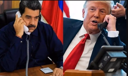 Trump confirmó diálogo telefónico con Maduro