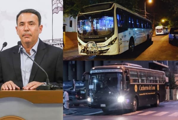 Transporte activa plan de contingencia ante huelga de choferes