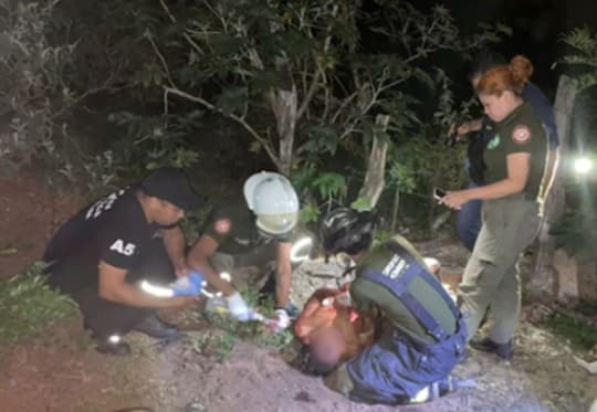 Villa Elisa: encuentran a un hombre con lesiones graves y traumatismo de cráneo