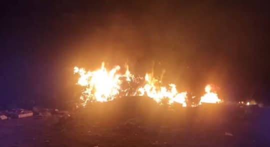 Incendio de gran magnitud afectó el Parque Ecológico de Fernando de la Mora