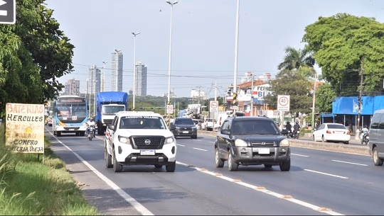 Carril exclusivo en Transchaco suma casi 500 multas