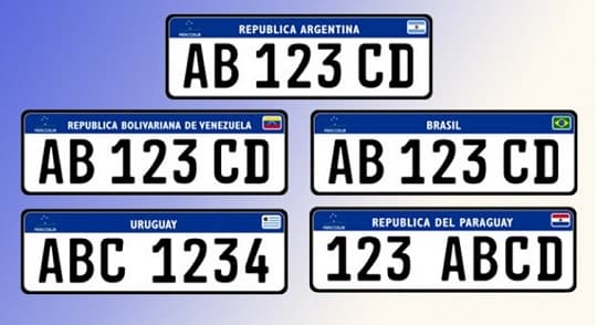 Personalizar chapas Mercosur: costos y restricciones