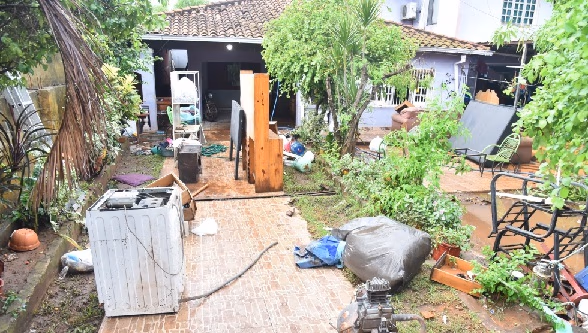 Temporal en Luque y Asunción dejó familias desplazada
